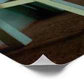 Poster Mexique, Oaxaca, Green Bar Stools (Coin)