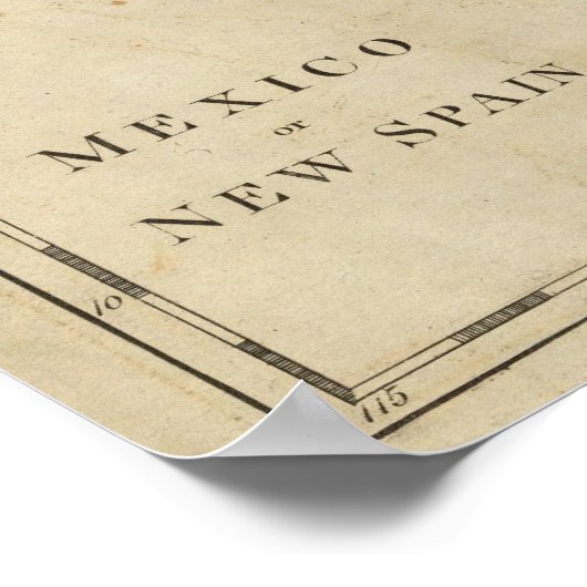 Poster Mexique ou Nouvelle-Espagne (Coin)
