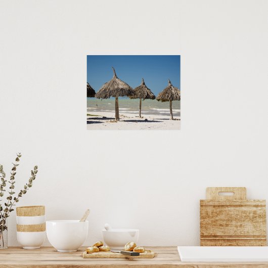 Poster Mexique, péninsule du Yucatan, Progreso. Thatch (Cuisine)