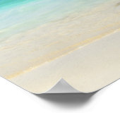 Poster Mexique, Playa Del Carmen, plage tropicale (Coin)