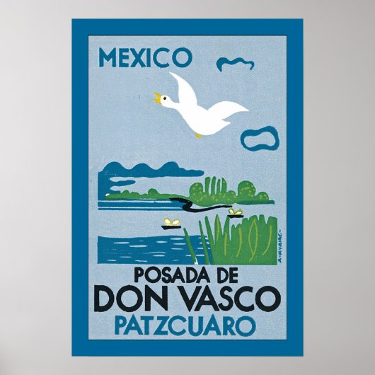 Poster Mexique - Posada de Don Vasco (Devant)