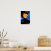 Poster Mexique ~ Poutine Volcan (Cuisine)