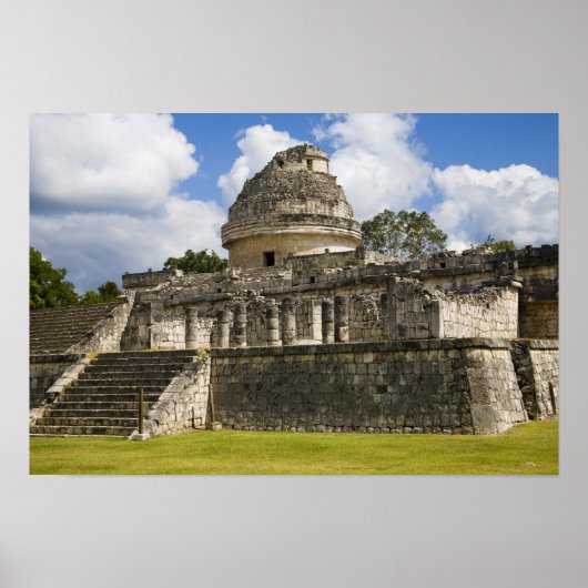 Poster Mexique, Quintana Roo, près de Cancun, (Devant)