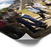 Poster Mexique, Quintana Roo, près de Cancun, Chichen 4 (Coin)