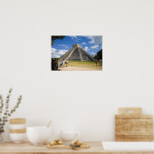 Poster Mexique, Quintana Roo, près de Cancun, Chichen 4 (Cuisine)