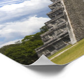Poster Mexique, Quintana Roo, près de Cancun, Chichen 5 (Coin)
