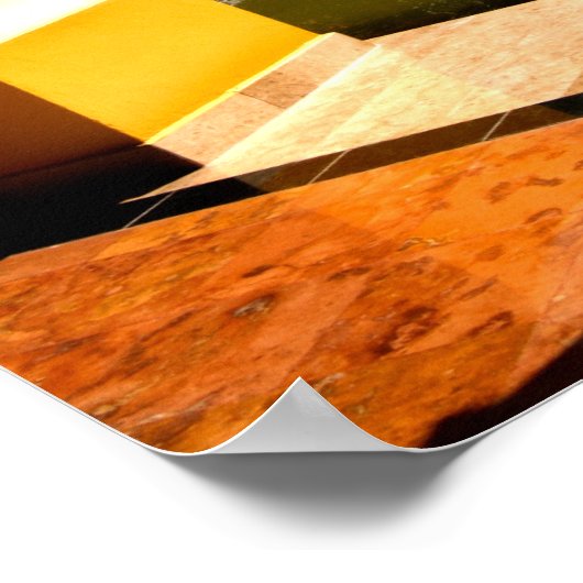 Poster Mexique, Riviera Maya, architecture à Iberostar (Coin)