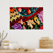 Poster Mexique, San Miguel de Allende (Cuisine)