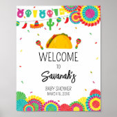 Poster Mexique Taco 'Bout A Baby Welcome (Devant)