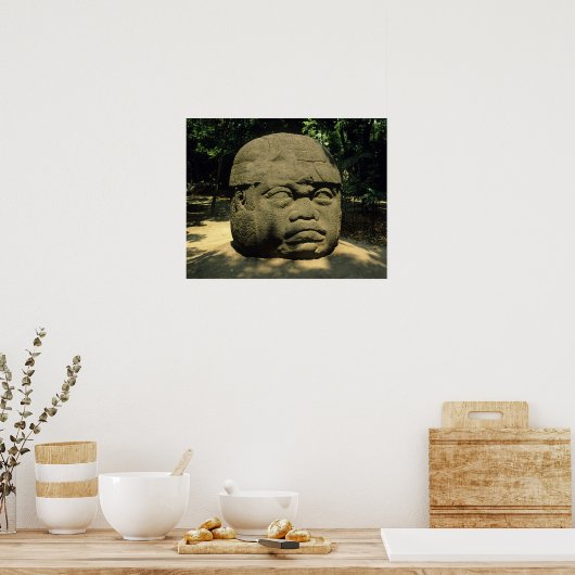 Poster Mexique, Villahermosa, chef olympique géant, La Ve (Cuisine)