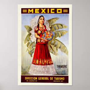 Poster Mexique vintage