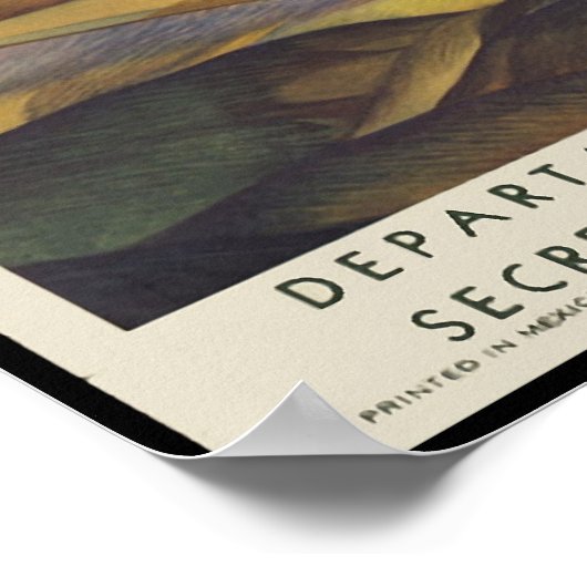 Poster Mexique Xochimilco (Coin)