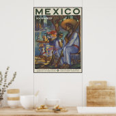 Poster Mexique Xochimilco (Cuisine)