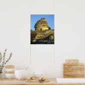 Poster Mexique, Yucatan. Caracol: astronomique (Cuisine)