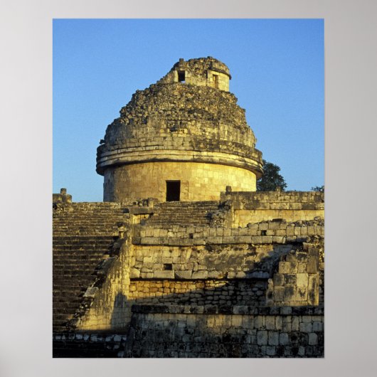 Poster Mexique, Yucatan. Caracol: astronomique (Devant)