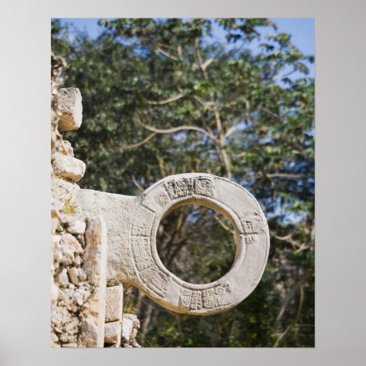 Poster Mexique, Yucatan, Uxmal. Uxmal, un grand (Devant)