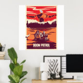 Poster mf doom (Bureau à domicile)