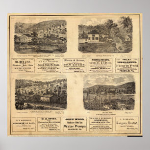 Poster Mfg co, gisements pétroliers