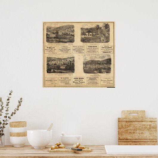 Poster Mfg co, gisements pétroliers (Cuisine)