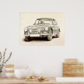Poster MG MGB MkII (Cuisine)