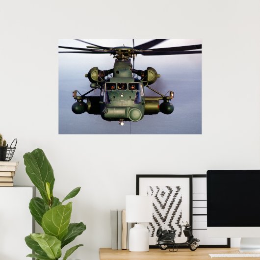 Poster MH-53 Pave Low (Bureau à domicile)