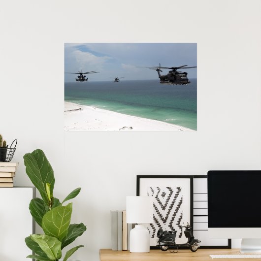 Poster MH-53 Pave Low (Bureau à domicile)