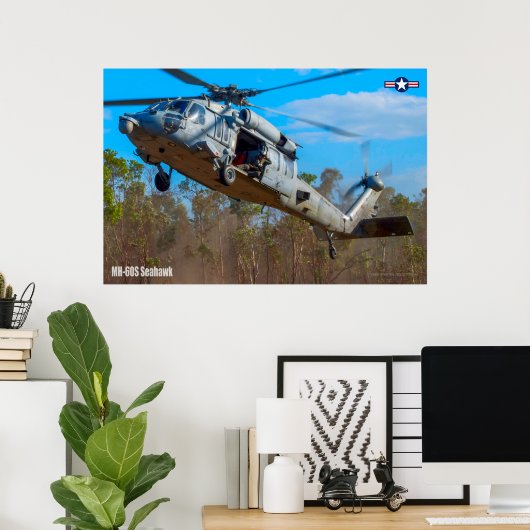 POSTER MH-60S SEAHAWK (Bureau à domicile)
