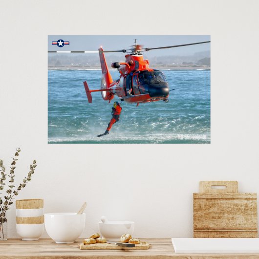 POSTER MH-65C DOLPHIN (Cuisine)