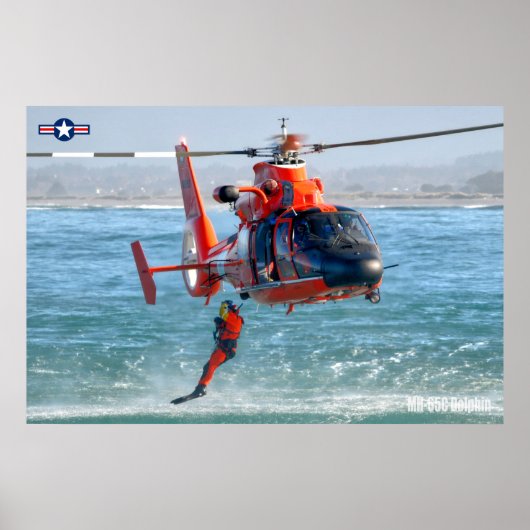 POSTER MH-65C DOLPHIN (Devant)
