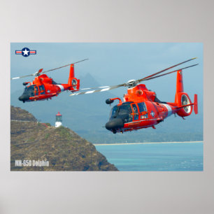 POSTER MH-65D DAUPHIN