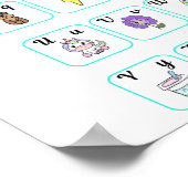 Poster Mi amorce abecedario (Coin)