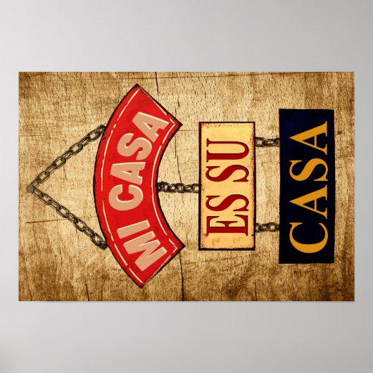 Poster Mi Casa Es Su Casa (Devant)