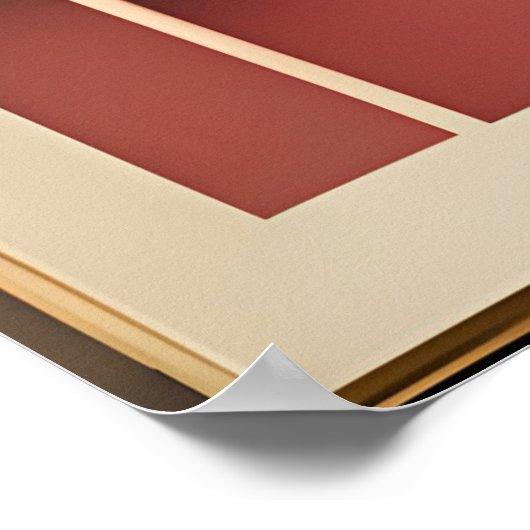 Poster Mi-siècle Méditation Art Moderne (Coin)