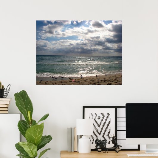 Poster Miami (Bureau à domicile)