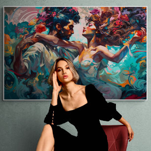 Poster Miami Bachata Dance Dream Peinture