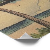 Poster Miami Beach, Floride - Scènes de grandes lettres (Coin)