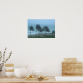 Poster Miami Beach, Floride, vents d'ouragan fouettant (Cuisine)