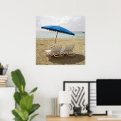 Poster Miami Beach, Floride Vue calme (Bureau à domicile)