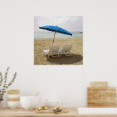 Poster Miami Beach, Floride Vue calme (Cuisine)