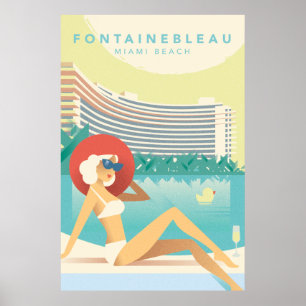 Poster Miami Beach   Fontainbleau