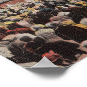 Poster Miami, FL - Vue sur le parc Hialeah avec le cheval (Coin)