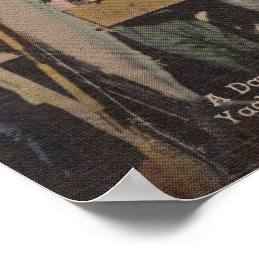 Poster Miami, FL - Vue sur Pier 5 City Yacht Club avec/ (Coin)