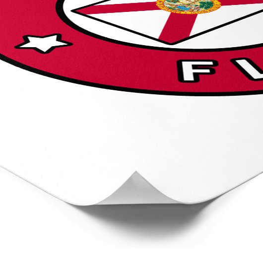 Poster Miami Floride (Coin)