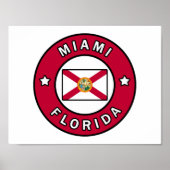 Poster Miami Floride (Devant)
