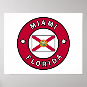 Poster Miami Floride