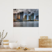 Poster Miami, Floride (Cuisine)