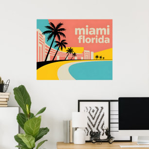Poster Miami Floride