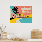Poster Miami Floride (Cuisine)