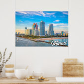 Poster Miami, Floride, États-Unis (Cuisine)