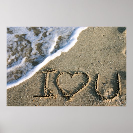 Poster Miami, Floride, États-Unis. Je t'aime (Devant)